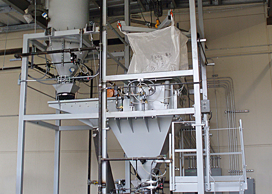 BulkBuster™ bulk bag unloading, screening  dense phase pneumatic conveying of vermiculite